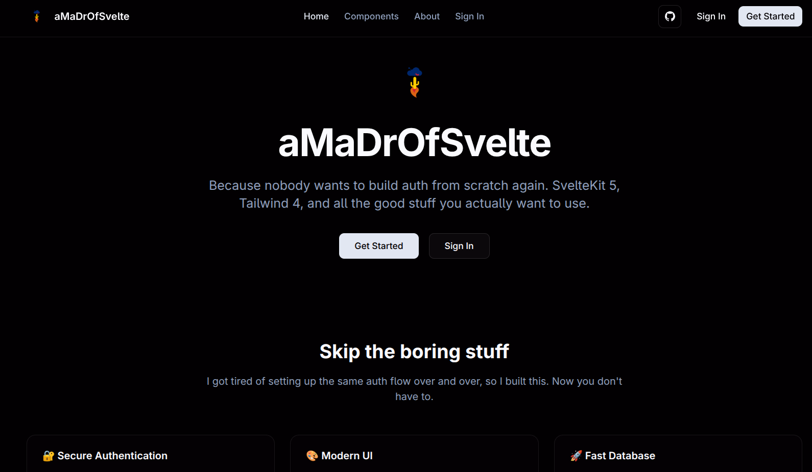 aMaDrOfSvelte screenshot