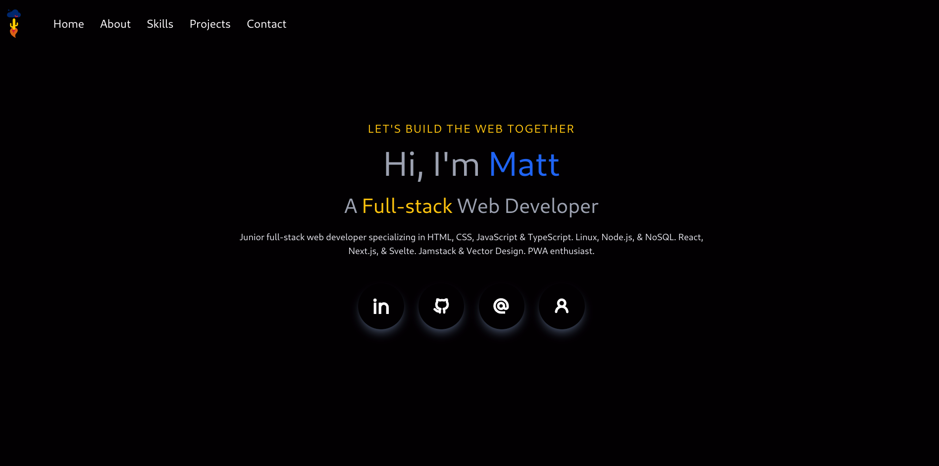 astroDevPortfolio screenshot