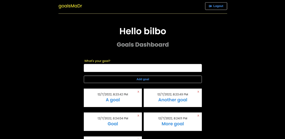 goalsMaDr screenshot