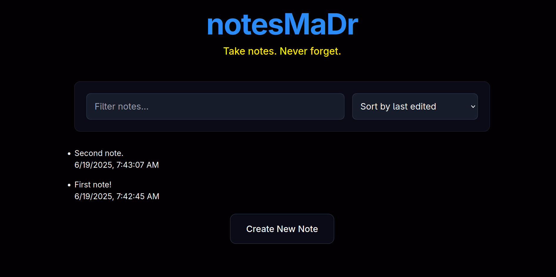 notesMaDr screenshot